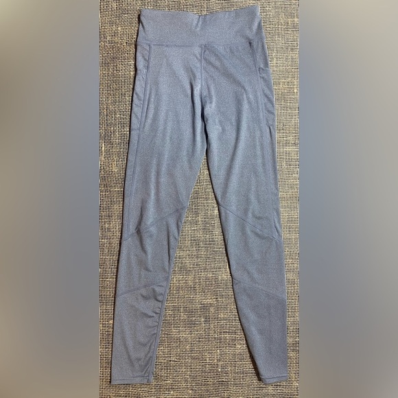 Forever 21 Leggings Size S 2 Pair Light Blue and Gray 2 Side Pockets - Picture 8 of 11